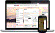 A computer and mobile showing HSBC Personal Internet Banking