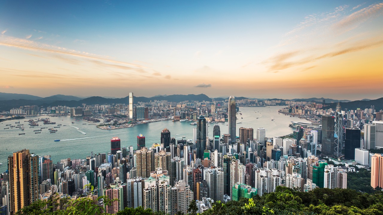 Hong Kong Victoria Harbour view; image used for Coronavirus (COVID-19) guidance and support.
