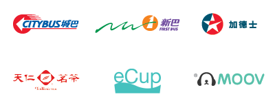指定商戶: 城巴, 新巴, 加德士, 天仁茗茶, eCUP 和 MOOV
