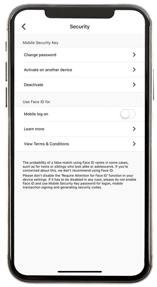 Enable Biometrics step1