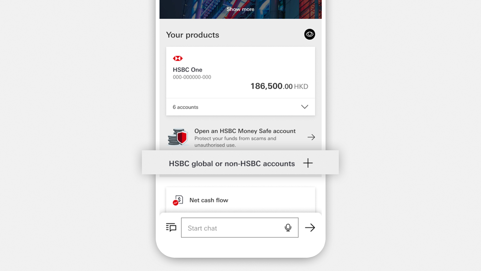 Log on to the HSBC HK App 