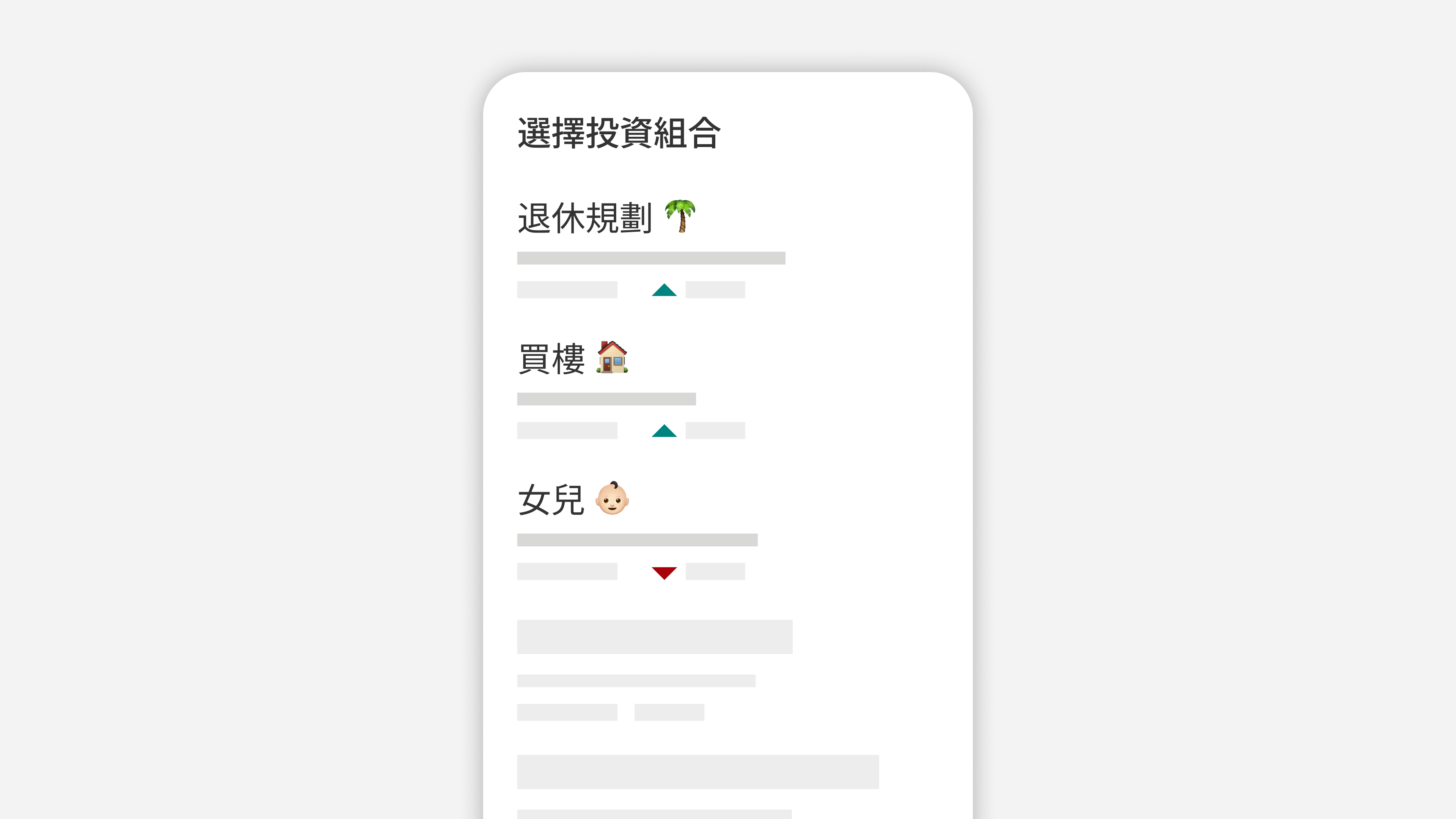 關於選擇投資組合
