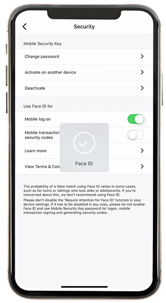 Enable Biometrics step3