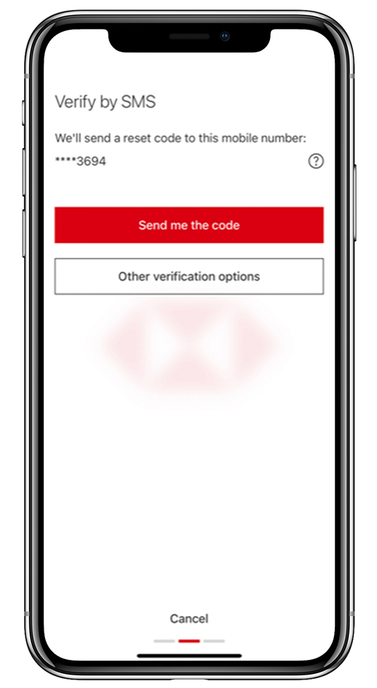 Mobile Security Key password step3