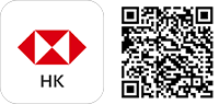 HSBC app logo with QR code